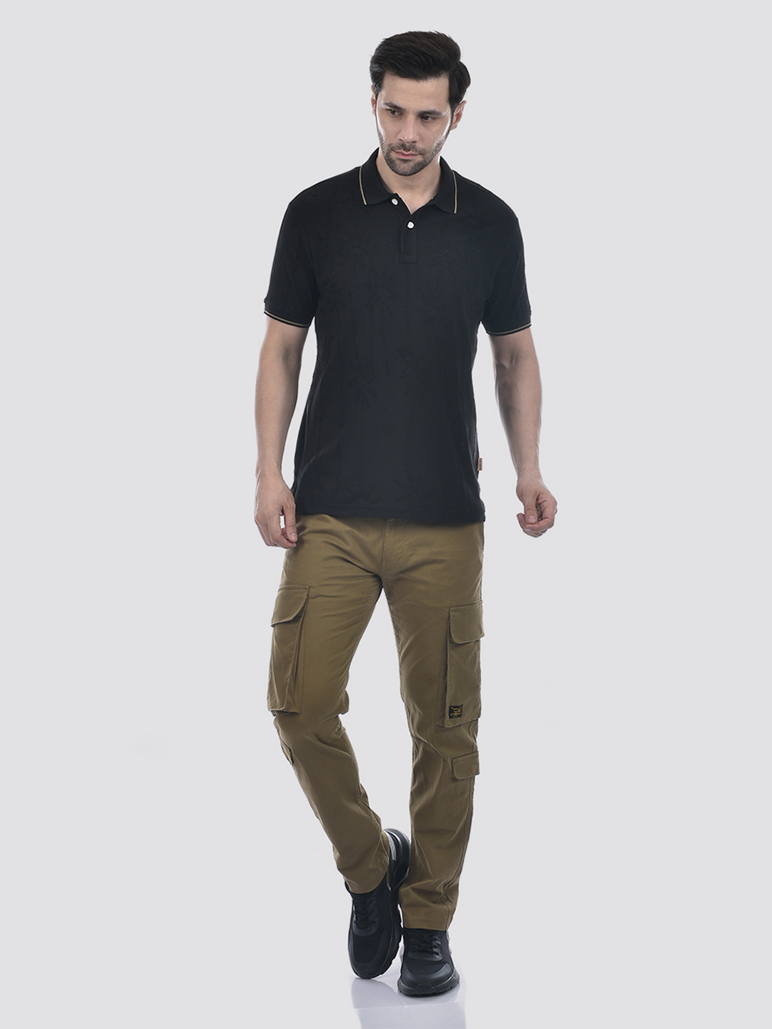 Numero Uno Men Solid Khaki Pant